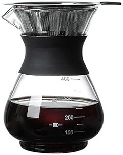 Accesorios necesarios para usar una cafetera de goteo manual en camping