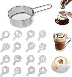 Guía para usar plantillas de latte art correctamente