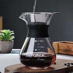 Las mejores opciones para comprar cafeteras pour over de vidrio