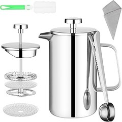 Las mejores prensas francesas con filtro metálico para entusiastas del café