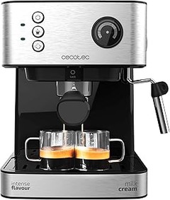 Reseñas de usuarios sobre cafeteras espresso manuales con doble grupo