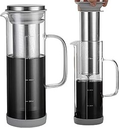 ¿Cuánto cuesta una cafetera cold brew de vidrio borosilicato?