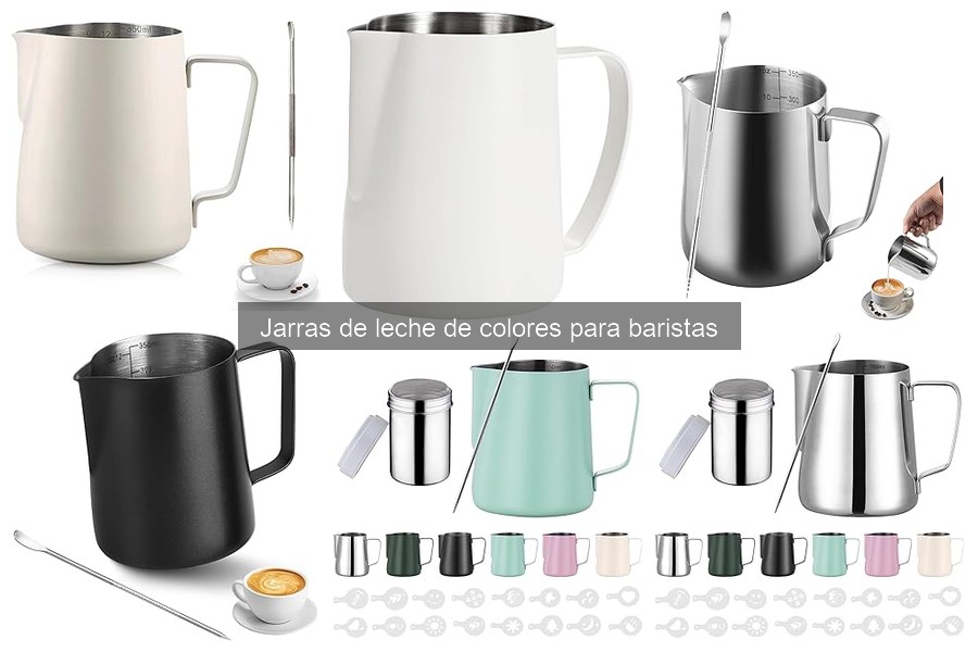 Accesorios esenciales para jarras de leche de baristas