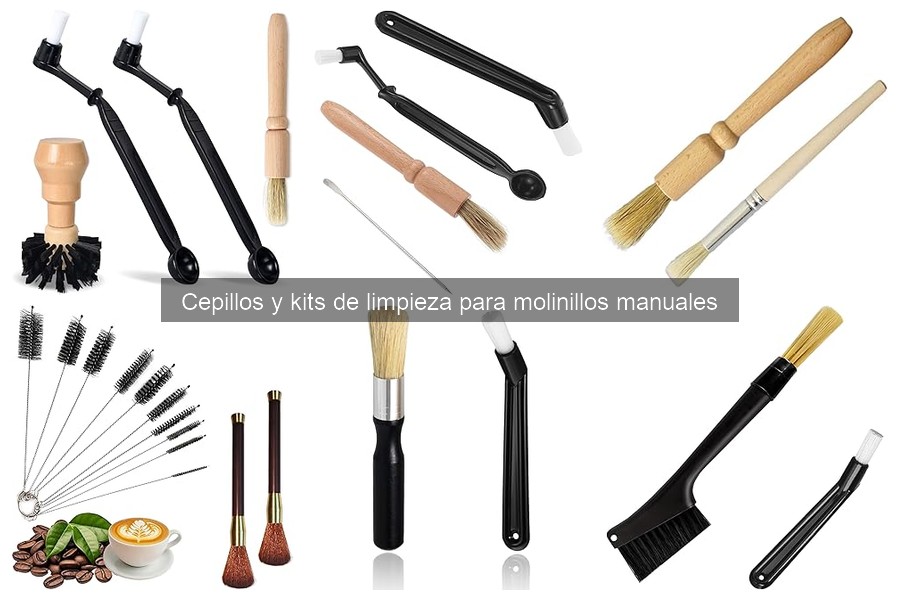 Accesorios para limpiar molinillos manuales de café