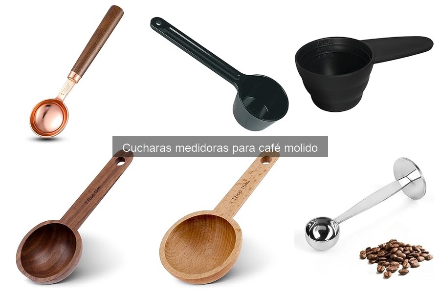 Accesorios útiles para cucharas medidoras de café molido
