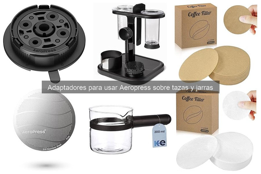 Adaptadores para Aeropress: compatibilidad con tazas populares