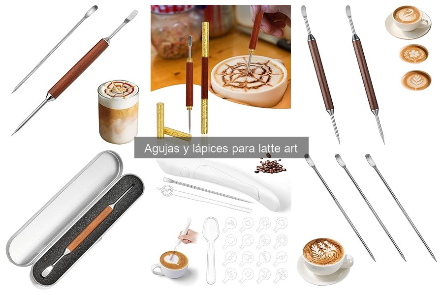 Alternativas a agujas y lápices para latte art