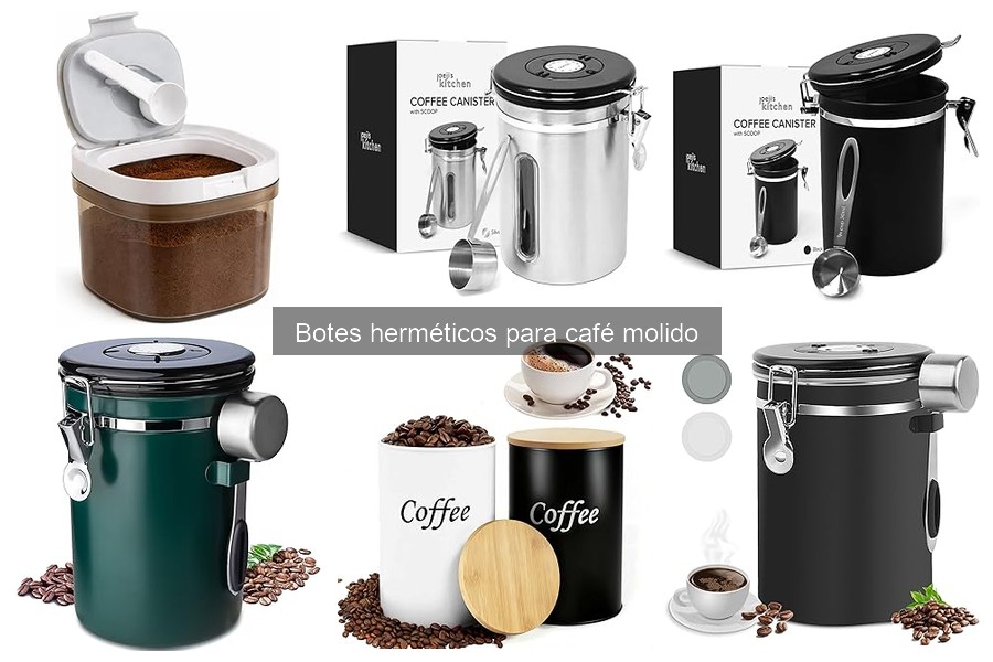 Alternativas a botes herméticos para café molido