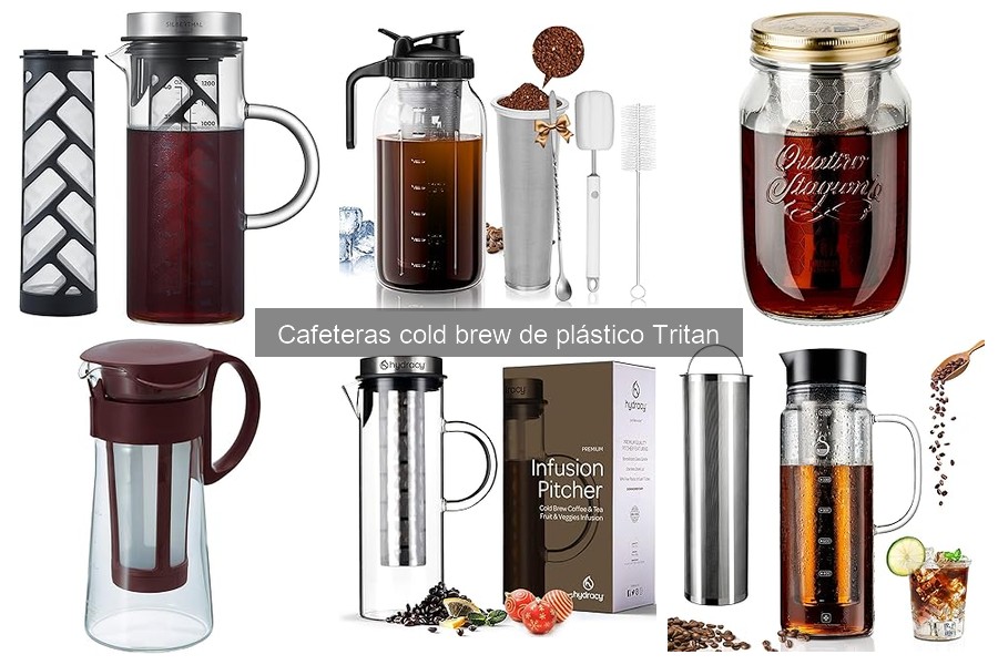 Alternativas a cafeteras cold brew de plástico Tritan