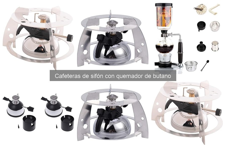 Alternativas a cafeteras de sifón con quemador de butano
