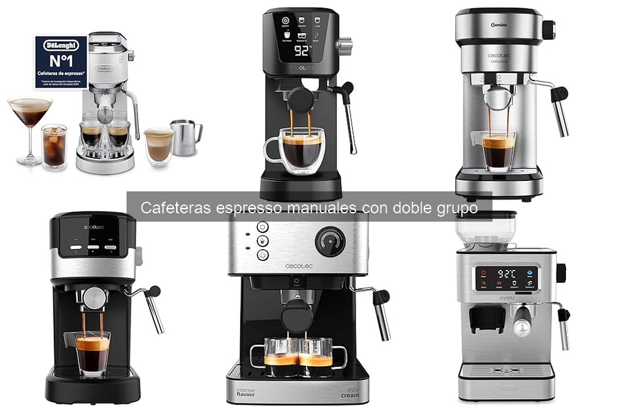 ** Alternativas a cafeteras espresso manuales con doble grupo