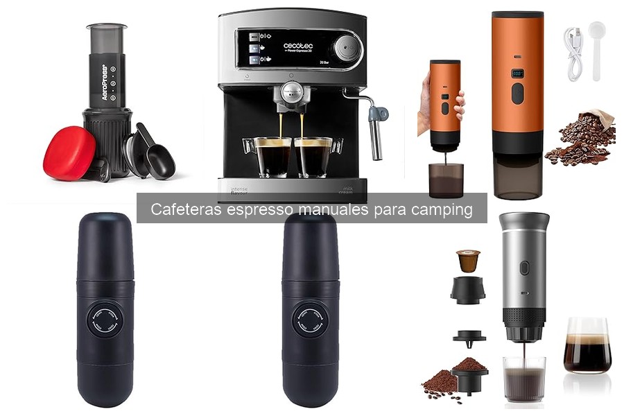 Alternativas a cafeteras espresso manuales para camping