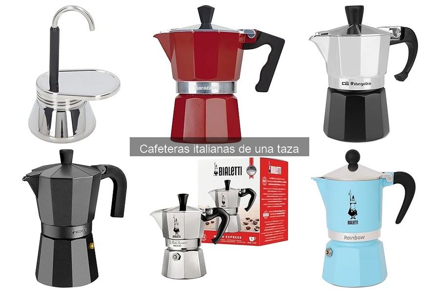 Alternativas a cafeteras italianas de una taza: descubre más