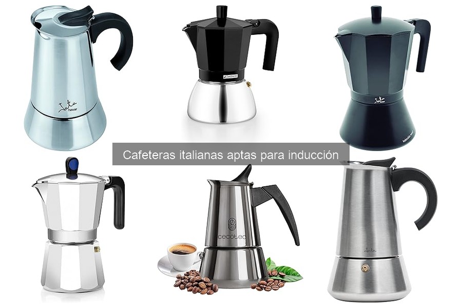 Alternativas a cafeteras italianas para inducción