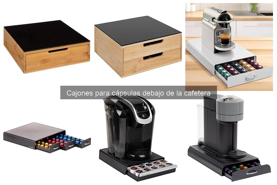 Alternativas a cajones para cápsulas de café en casa