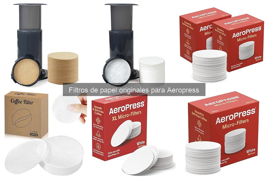 Alternativas a filtros de papel para Aeropress: Ventajas y desventajas