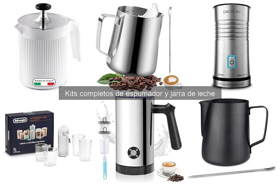 Alternativas a Kits de Espumador y Jarra de Leche