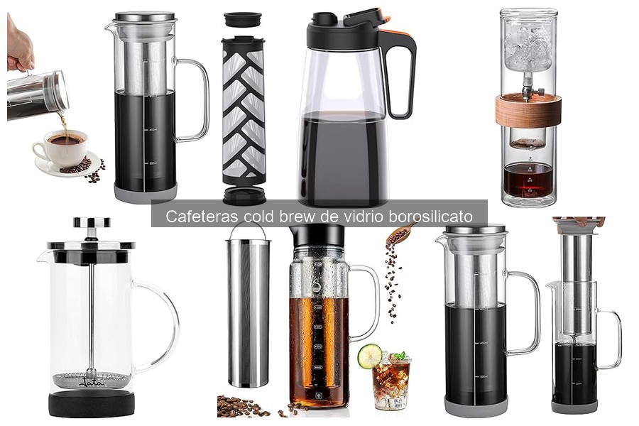 Alternativas a la cafetera cold brew de vidrio borosilicato