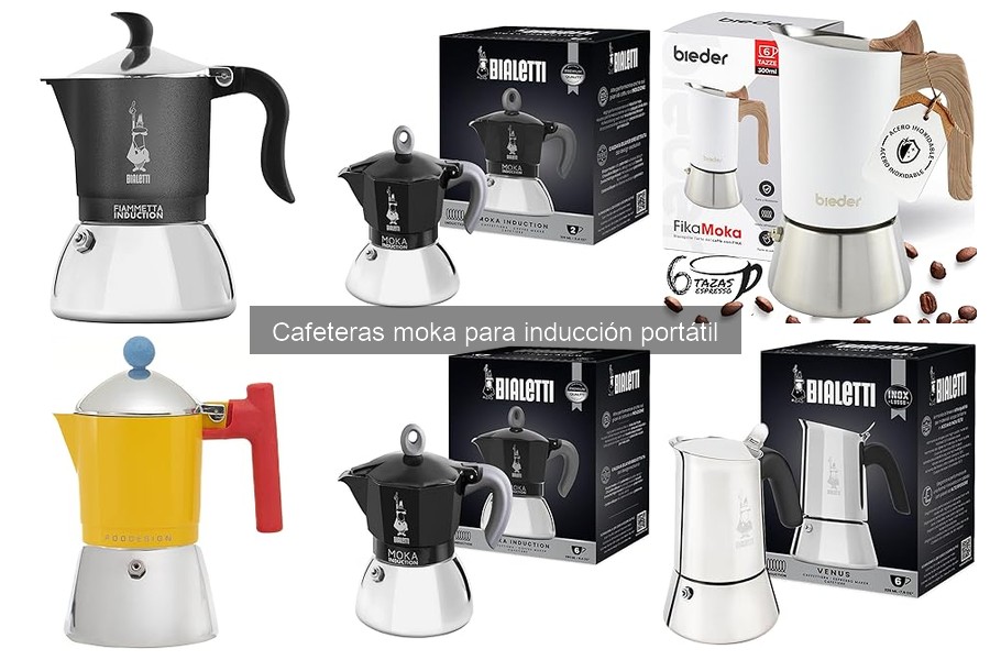 Alternativas a la cafetera moka para inducción portátil
