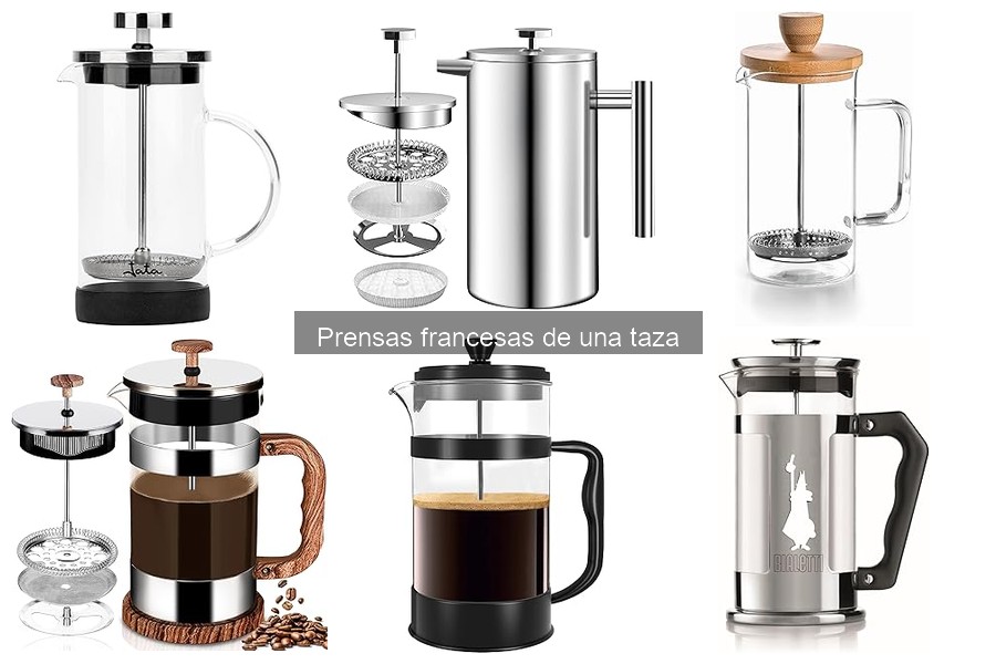 Alternativas a la prensa francesa de una taza para café