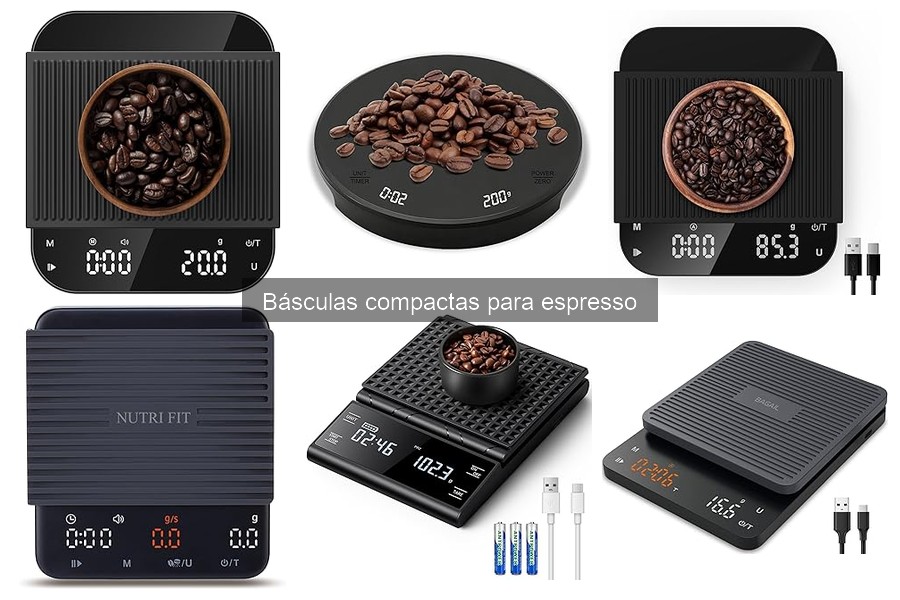 Alternativas a las básculas compactas para espresso