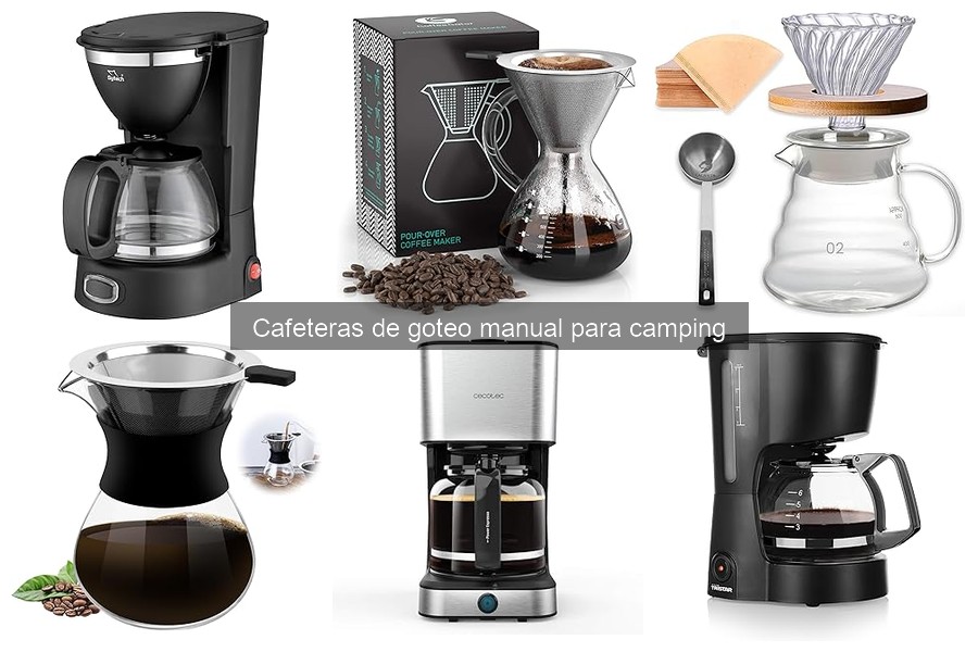 Alternativas a las cafeteras de goteo manual para camping
