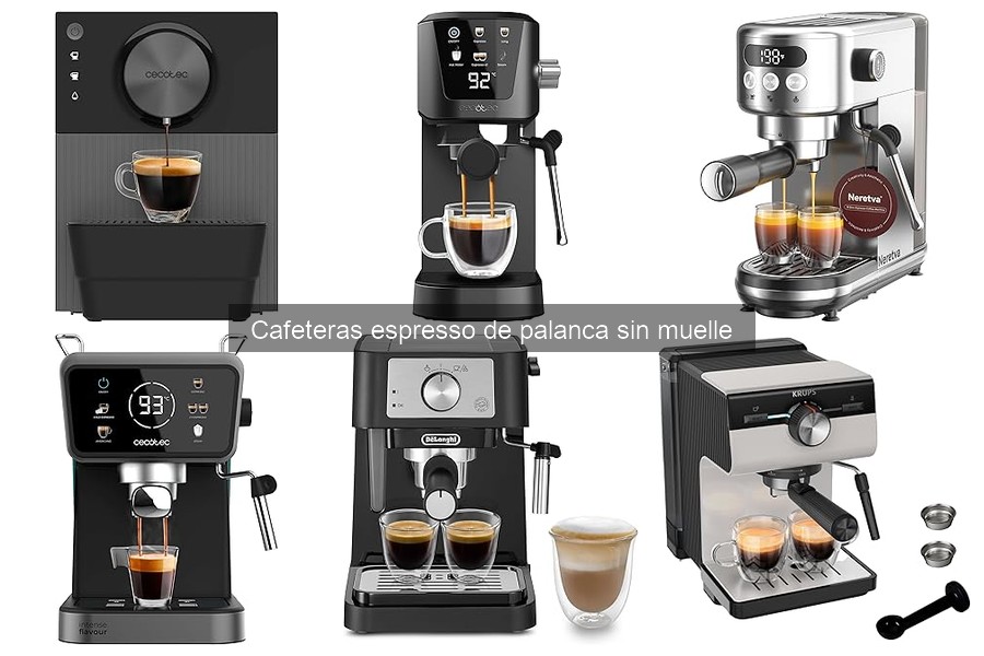 Alternativas a las cafeteras espresso de palanca sin muelle
