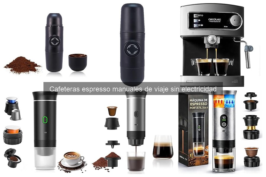 Alternativas a las cafeteras espresso manuales de viaje