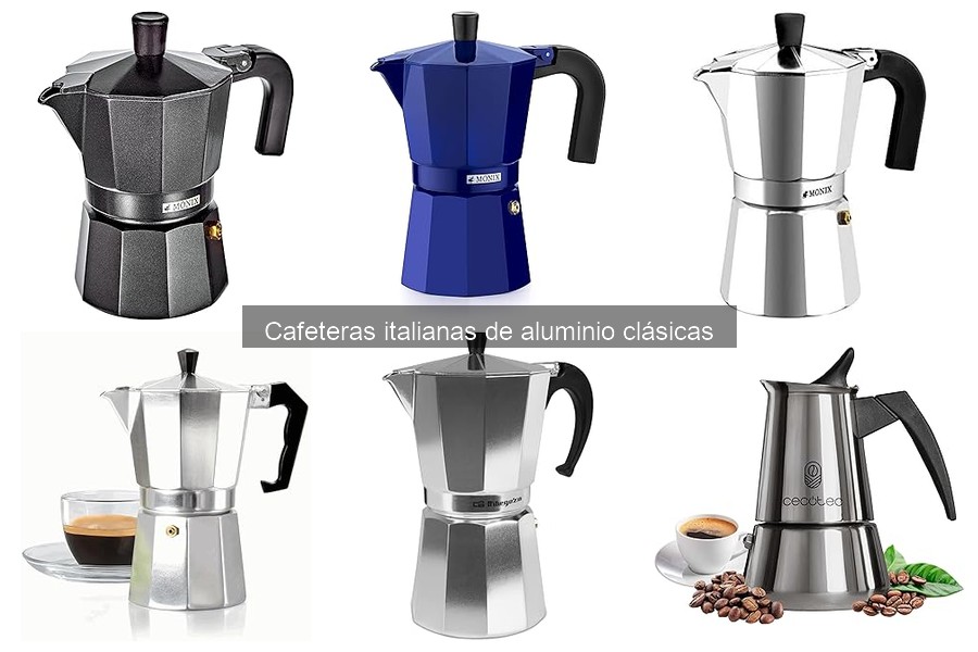Alternativas a las cafeteras italianas de aluminio