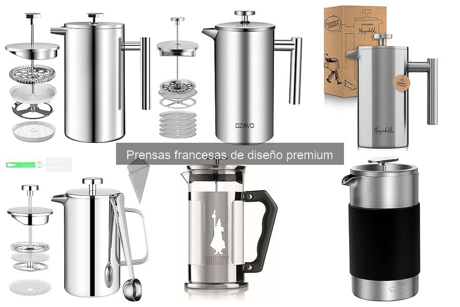 Alternativas a las prensas francesas premium para café en casa