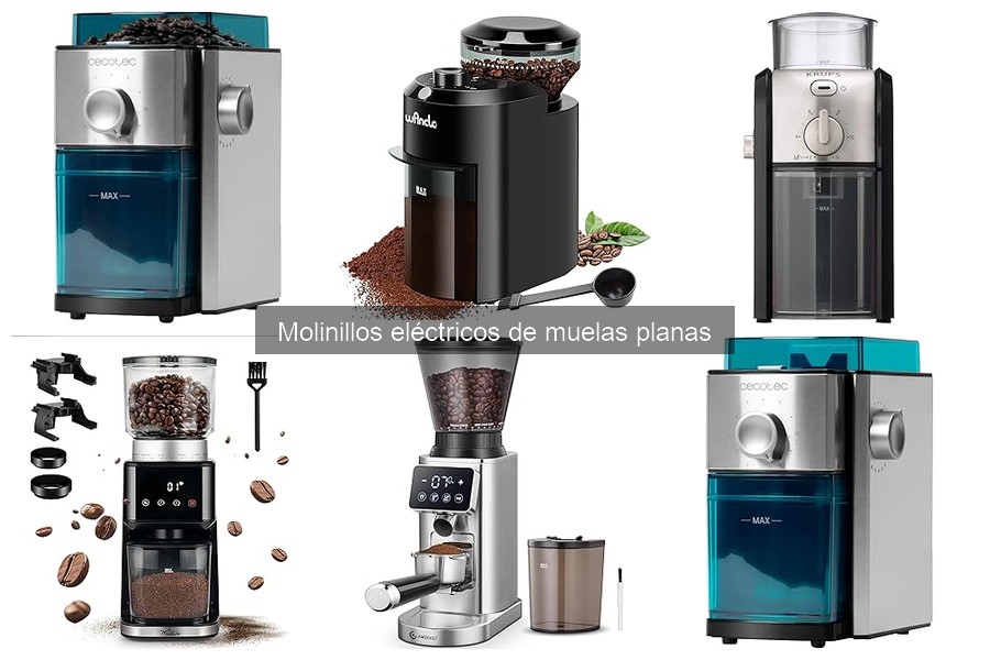 Alternativas a molinillos eléctricos de muelas planas