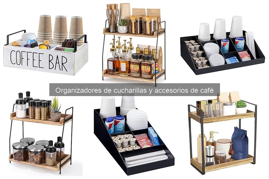 Alternativas creativas a organizadores de cucharillas para café