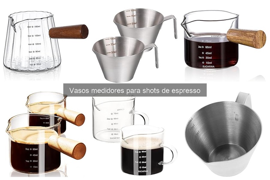 Alternativas efectivas a los vasos medidores para espresso