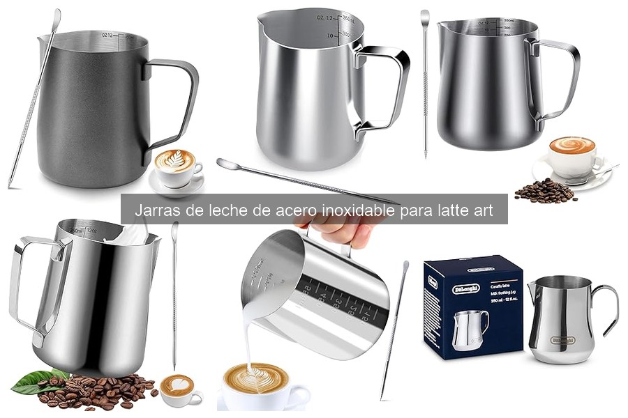 Aprende a Usar Jarras de Leche para Latte Art en Casa