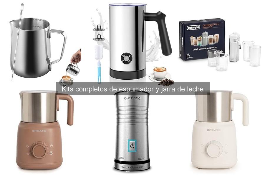 Beneficios de los Kits Completo de Espumador y Jarra de Leche