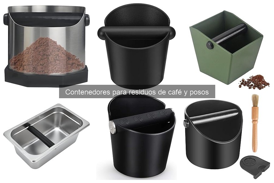 Beneficios de usar un contenedor para posos de café