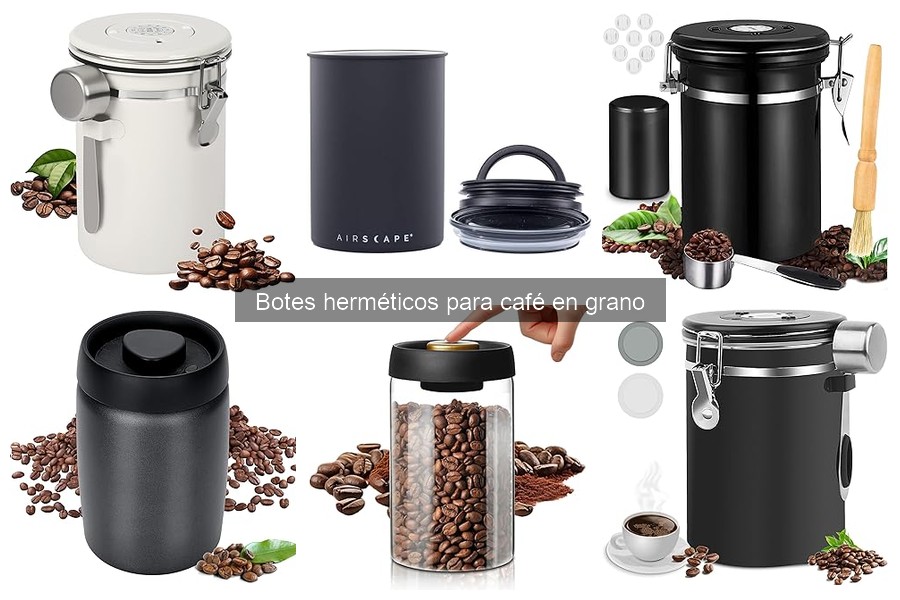 Botes herméticos para café en grano: ¿Qué son y cómo elegir?