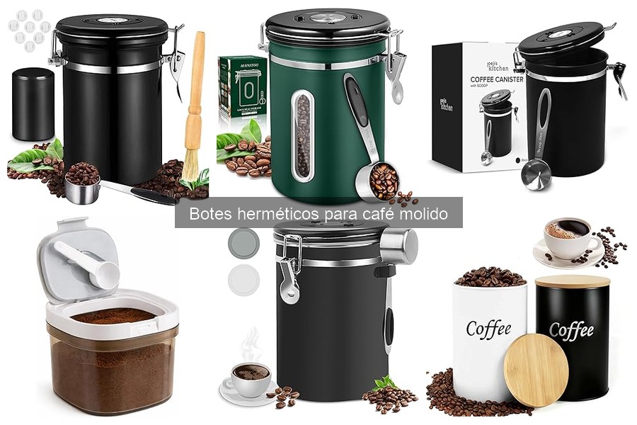 Botes herméticos para café molido: conservación ideal