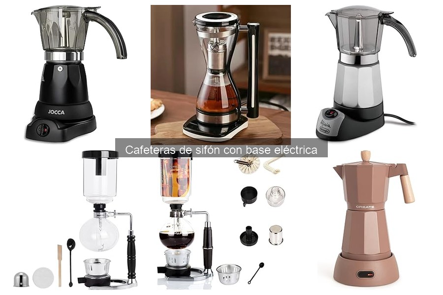 Características clave en cafeteras de sifón eléctricas