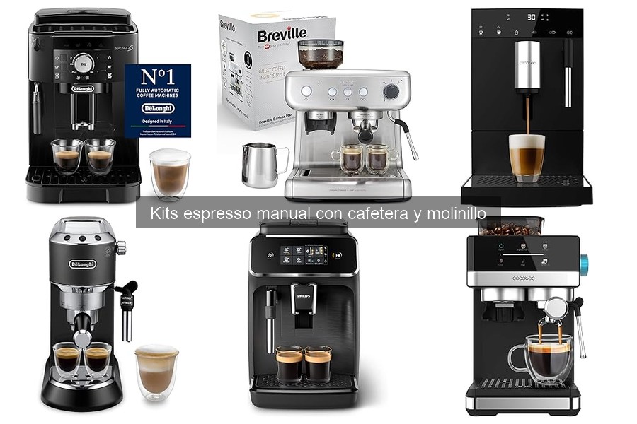 Características esenciales de molinillos para kits espresso