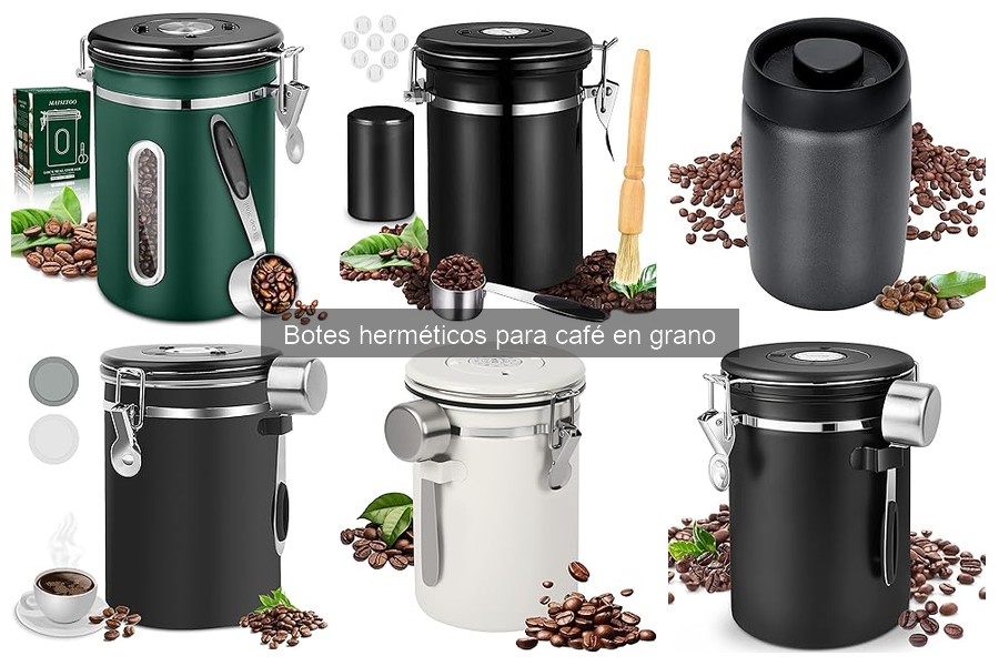 Cómo elegir el bote hermético perfecto para café en grano