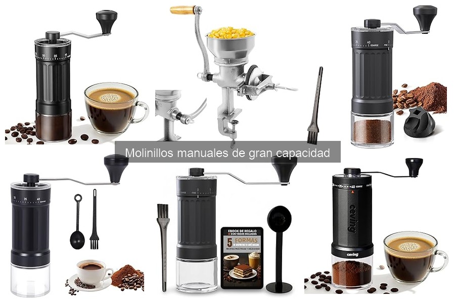 Cómo elegir el mejor molinillo manual de gran capacidad