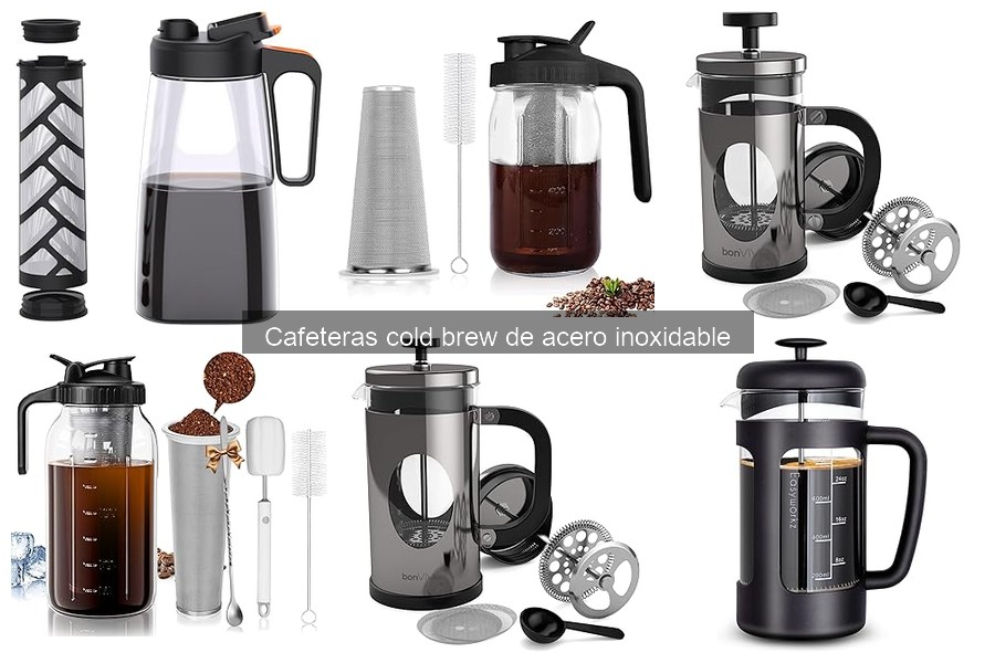 Cómo elegir la mejor cafetera cold brew de acero inoxidable
