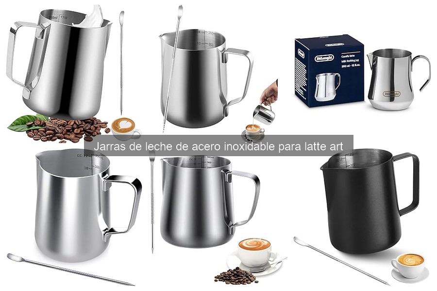 Cómo elegir la mejor jarra de leche para latte art