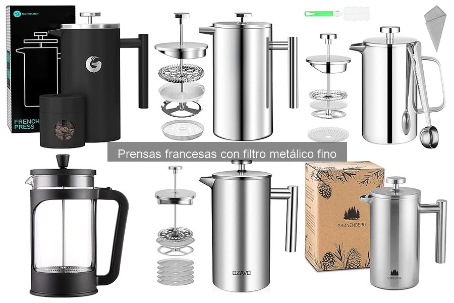 Cómo Elegir la Mejor Prensa Francesa con Filtro Metálico Fino