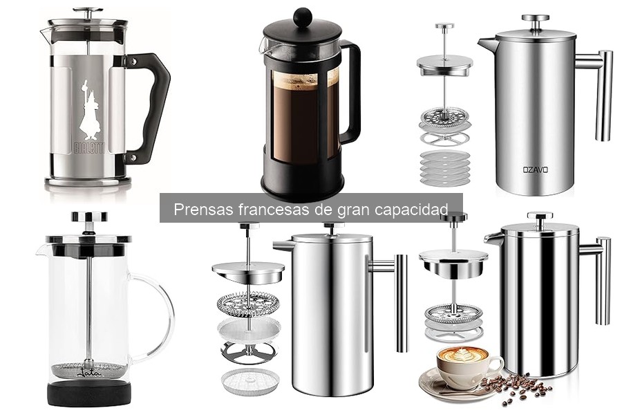 Cómo elegir la mejor prensa francesa de gran capacidad