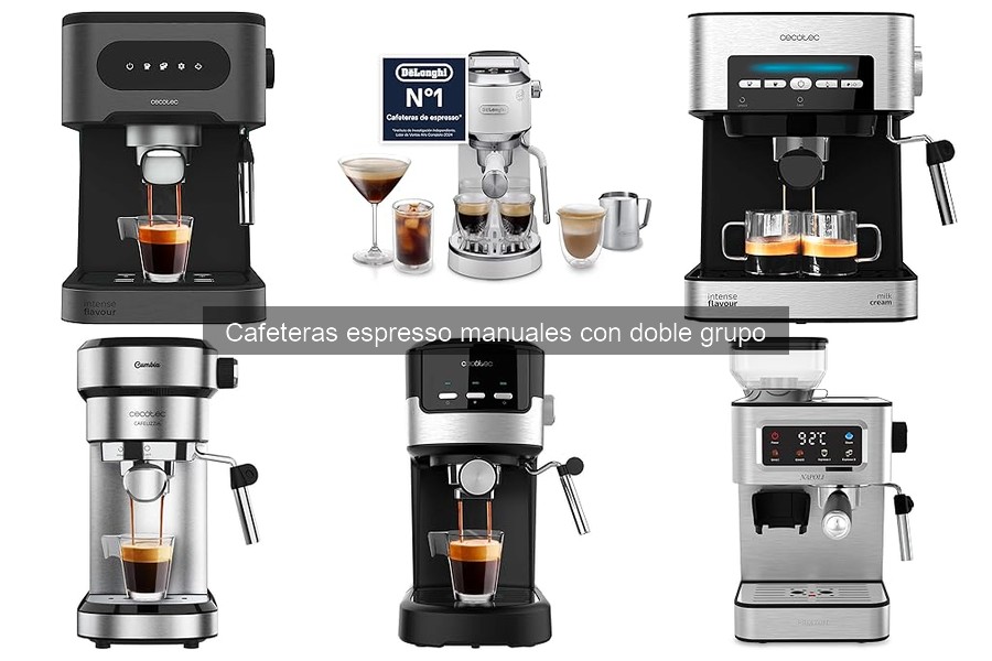 Cómo funciona una cafetera espresso manual con doble grupo