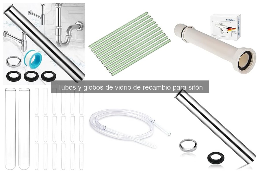 Cómo instalar tubos de vidrio en un sifón: Guía práctica