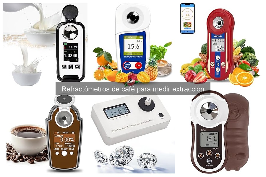 Cómo interpretar lecturas de refractómetros de café