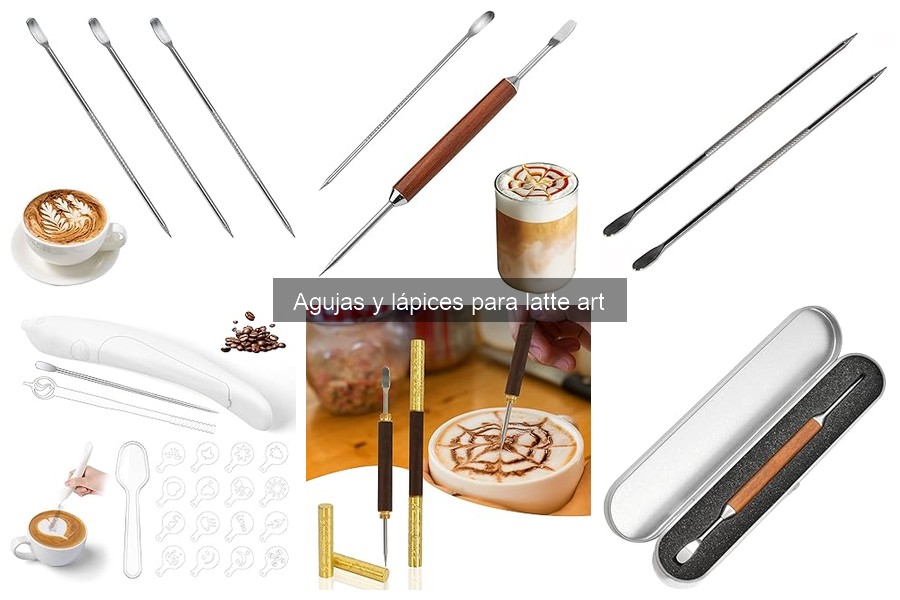 ** Cómo limpiar y mantener agujas y lápices para latte art